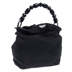Pre Owned Dior Black Nylon Malice Hobo
