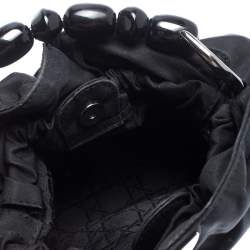 Pre Owned Dior Black Nylon Malice Hobo