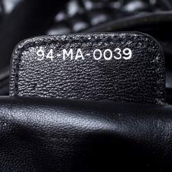 Pre Owned حقيبة يد ديور شوبر جلد ناعم مبطن كاناج أسود