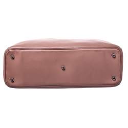 Pre Owned حقيبة يد ديور شوبر ديوريسيمو كبيرة جلد وردية