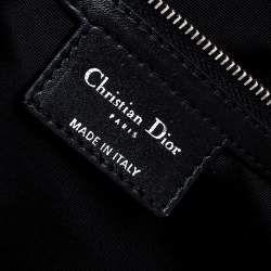 مملوكة مسبقًا Dior Black Cannage Quilted Coated Canvas Medium Panarea Tote