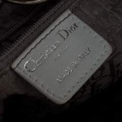 مملوكة مسبقًا حقيبة يد ديور ليدي ديور ناعمة جلد بيضاء