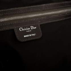 Pre Owned حقيبة ديور باناريا شوبر كانفاس مقوى كاكيه متوسطة 