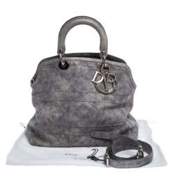مملوكة مسبقًا Dior Grey Cannage Quilted Leather Granville Tote