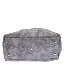 مملوكة مسبقًا Dior Grey Cannage Quilted Leather Granville Tote