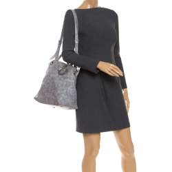 مملوكة مسبقًا Dior Grey Cannage Quilted Leather Granville Tote