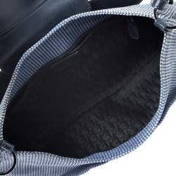 Pre Owned حقيبة كتف ديور ليدي كوردوري بلوز دنيم زرقاء