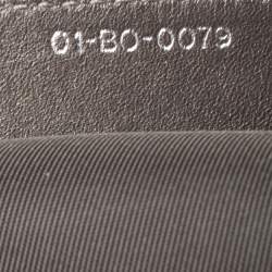 مملوكة مسبقًا Dior Metallic Grey Cannage Coated Canvas Large Panarea Tote