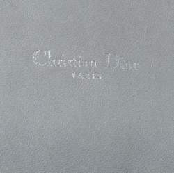 مملوكة مسبقًا حقيبة ديور سلسلة مي ديور بروميد جلد مبطنة رمادية