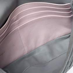 مملوكة مسبقًا حقيبة ديور سلسلة مي ديور بروميد جلد مبطنة رمادية