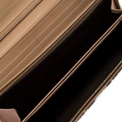 Pre Owned محفظة بسلسلة ديور ليدي ديور ثعبان بيج