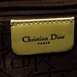 مملوكة مسبقًا Dior Military Green Satin Malice Shoulder Bag