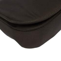 مملوكة مسبقًا Dior Military Green Satin Malice Shoulder Bag