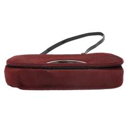 Pre Owned Dior Red Pony Hair Malice Shoulder Bag