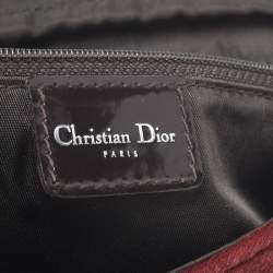 Pre Owned Dior Red Pony Hair Malice Shoulder Bag