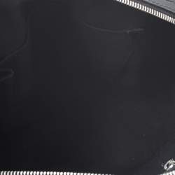 Pre Owned Dior Black Oblique Monogram Patent Leather Boston Bag