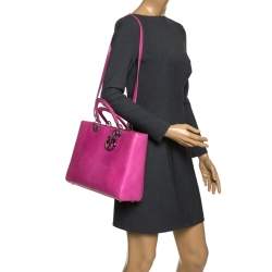 Dior Hot Pink Python Large Lady Dior Tote