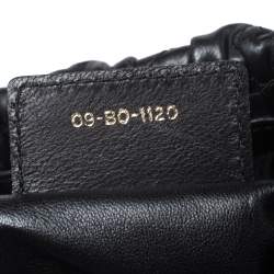 مملوكة مسبقًا حقيبة يد ديور دليسز غوفر جلد كاناج مبطنة سوداء