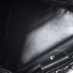 مملوكة مسبقًا حقيبة يد ديور دليسز غوفر جلد كاناج مبطنة سوداء