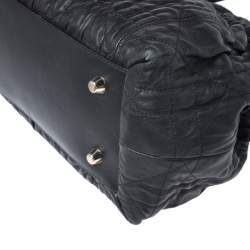 مملوكة مسبقًا حقيبة يد ديور دليسز غوفر جلد كاناج مبطنة سوداء