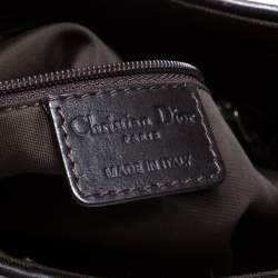 Pre Owned Dior Dark Brown Diorissimo Nylon Hobo