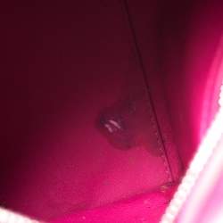 مملوكة مسبقًا Dior Pink/Silver Tweed and Leather Medium Lady Dior Tote