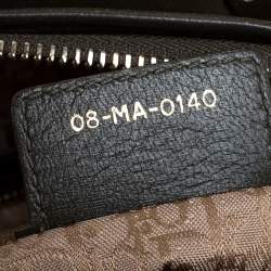 مملوكة مسبقًا Dior Olive Green Cannage Leather Large Lady Dior Tote