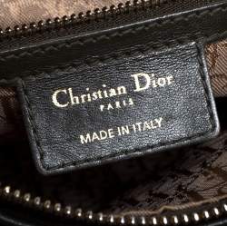 مملوكة مسبقًا Dior Olive Green Cannage Leather Large Lady Dior Tote