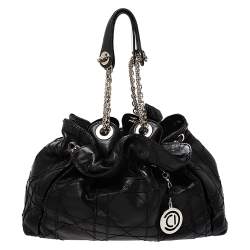 مملوكة مسبقًا Dior Black Cannage Leather Le Trente Hobo
