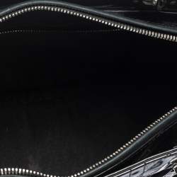 مملوكة مسبقًا حقيبة يد ديور ليدي ديور كبيرة جلد كاناج سوداء