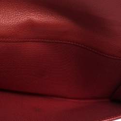 مملوكة مسبقًا محفظة ديور كونتيننتال جلد حمراء