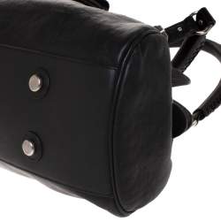 Pre Owned Dior Black Leather Large My Dior Frame Satchel