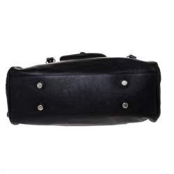 Pre Owned Dior Black Leather Large My Dior Frame Satchel