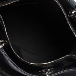 مملوكة مسبقًا Dior Black Cannage Leather Granville Polochon Satchel
