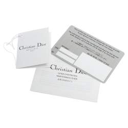 Pre Owned حقيبة يد ديور "شوبر ديوريسيمو" كبيرة جلد بنفسجي