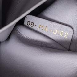 Pre Owned حقيبة يد ديور "شوبر ديوريسيمو" كبيرة جلد بنفسجي