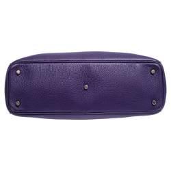 Pre Owned حقيبة يد ديور "شوبر ديوريسيمو" كبيرة جلد بنفسجي