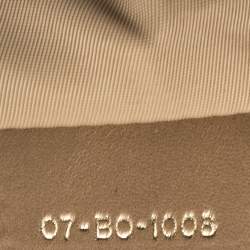 Pre Owned حقيبة ديور شارمينغ جلد وساتان كاناج ذهبية