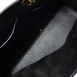 مملوكة مسبقًا Dior Black Leather Judgement Handpainted Lady Dior Tote