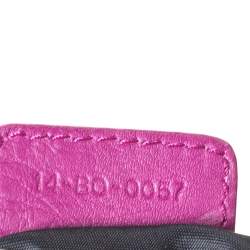 مملوكة مسبقًا Dior Magenta Oblique Canvas and Leather Ethnic Hobo