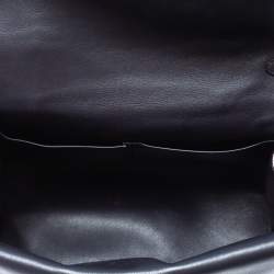 Pre Owned Dior Blue Leather Small Be Dior Flap Top Handle Bag