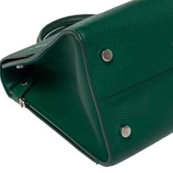 Dior Green Leather Medium Diorever Bag