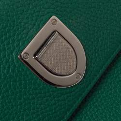 Dior Green Leather Medium Diorever Bag