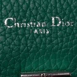 Dior Green Leather Medium Diorever Bag