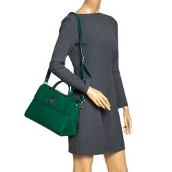 Dior Green Leather Medium Diorever Bag