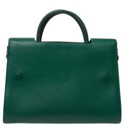 Dior Green Leather Medium Diorever Bag