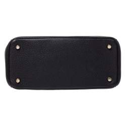 Pre Owned Dior Black Leather Small Be Dior Flap Top Handle Bag