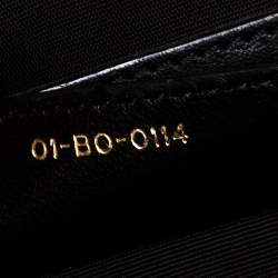 Pre Owned Dior Black Cannage Leather Soft Lady Dior Shopper Tote