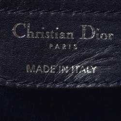 مملوكة مسبقًا حقيبة ديور باناريا شوبر متوسطة كانفاس مقوي و جلد أزرق