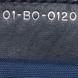 مملوكة مسبقًا حقيبة ديور باناريا شوبر متوسطة كانفاس مقوي و جلد أزرق